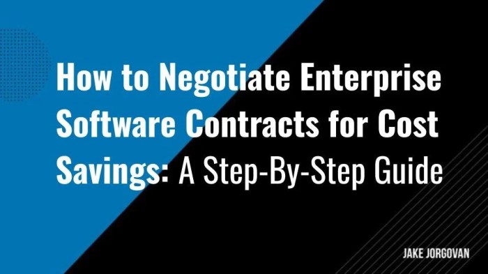Negotiating Enterprise Software Contracts — Jake Jorgovan